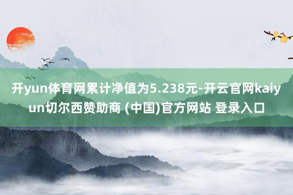 开yun体育网累计净值为5.238元-开云官网kaiyun切尔西赞助商 (中国)官方网站 登录入口