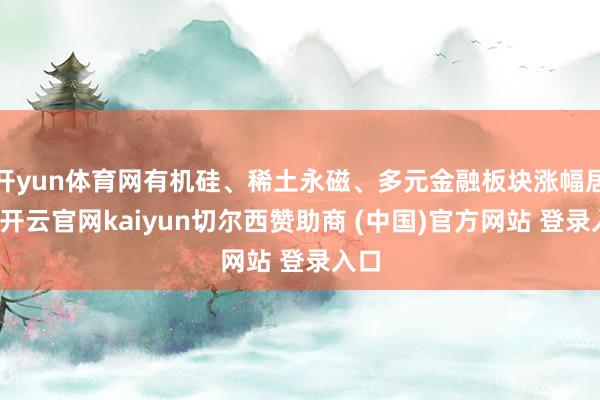 开yun体育网有机硅、稀土永磁、多元金融板块涨幅居前-开云官网kaiyun切尔西赞助商 (中国)官方网站 登录入口